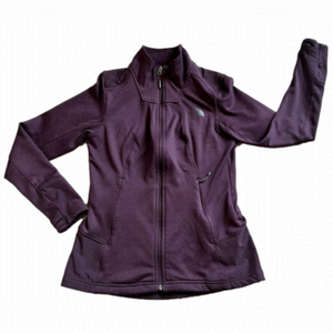 THE NORTH FACE Shastina Full Zip Fleece in Eggplant, Dark Purple Wine, S